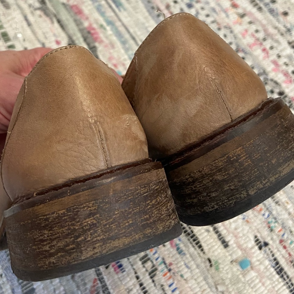 Free People, beautiful tan and cognac flats, size 39 - Picture 4 of 8